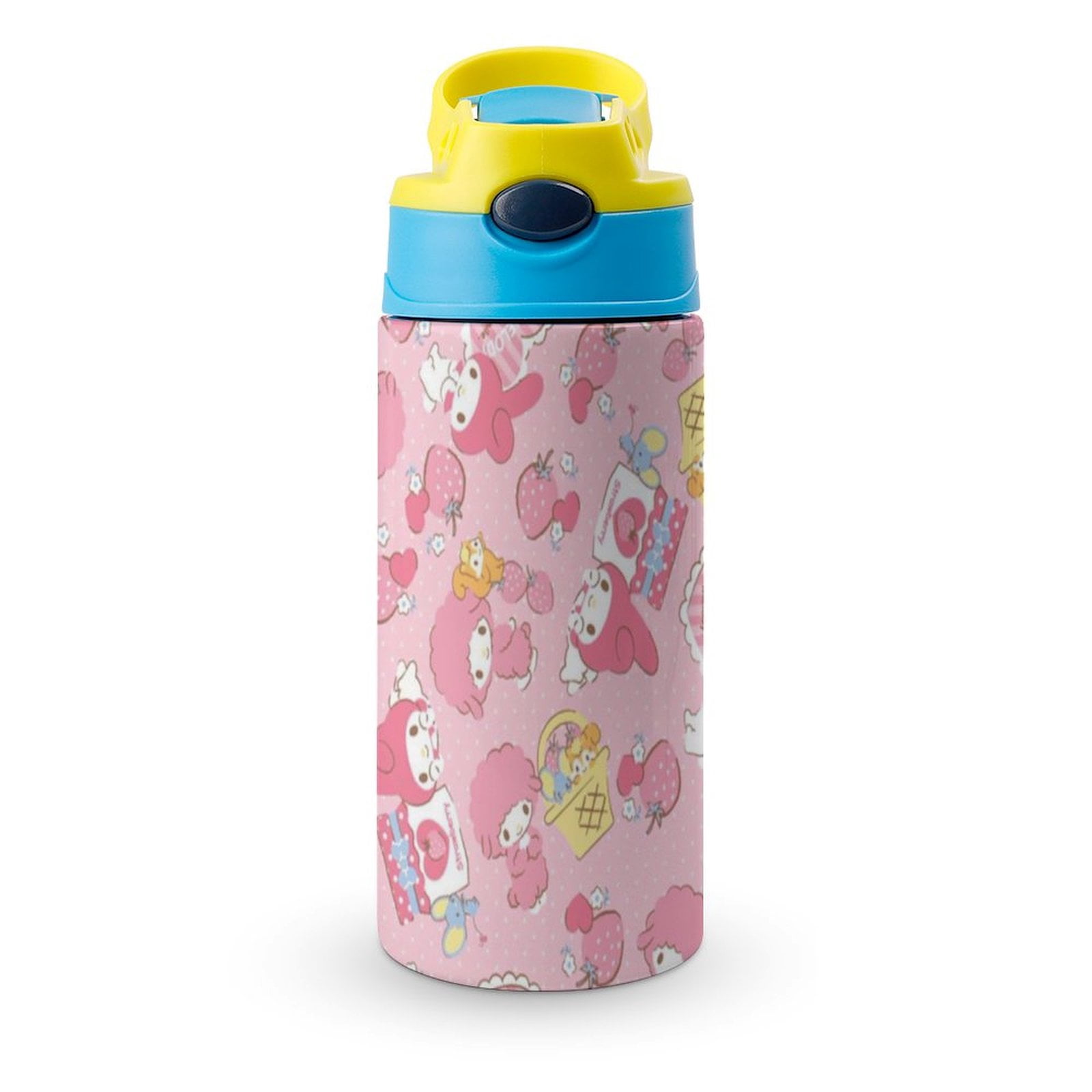 DRÉNKEN 32 Oz Insulated Stainless Steel Water Bottle With Straw - Gradient Red/Gray Sport Bottle - View #8
