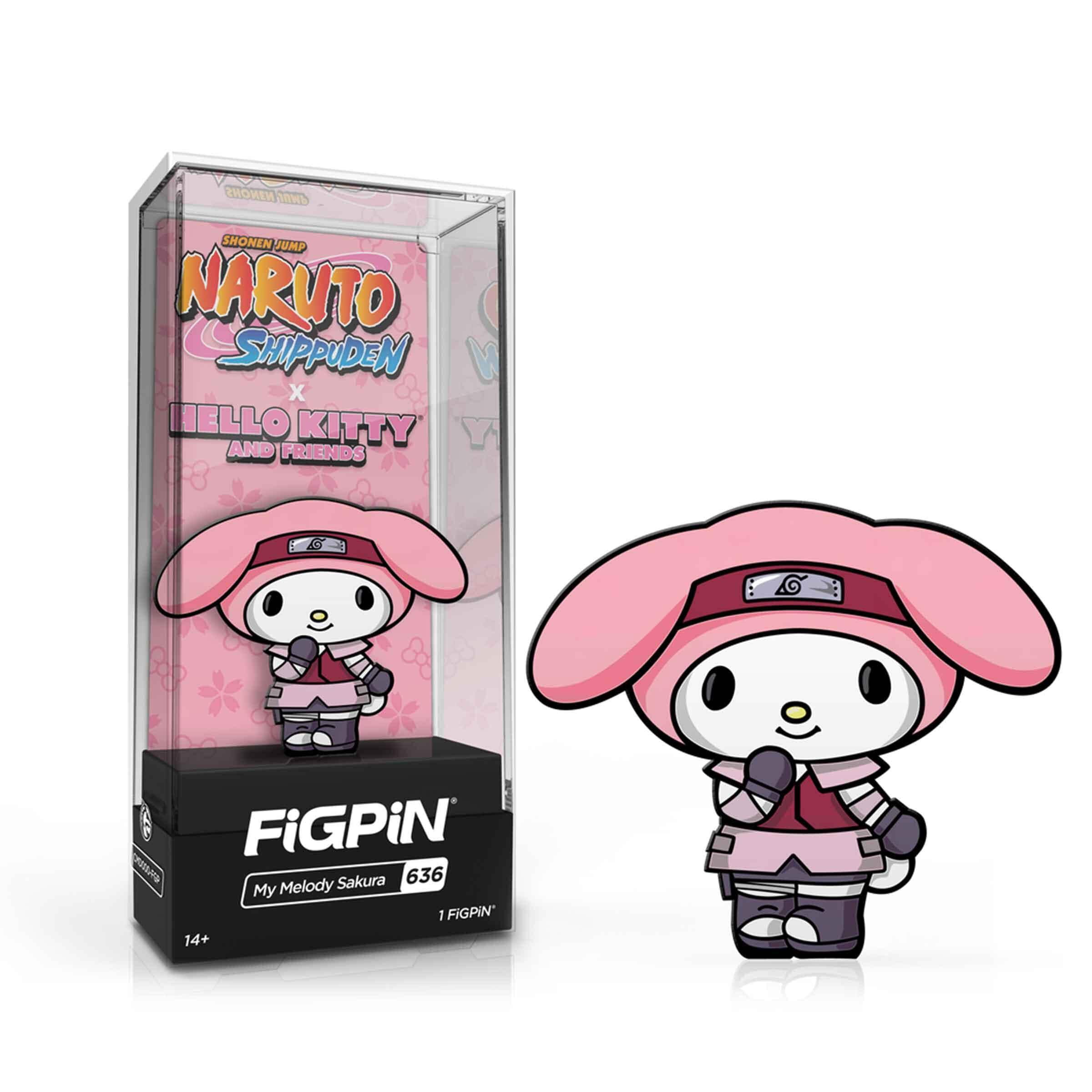 FiGPiN #393 My Melody & My Hero Academia Mash-up - Spilla Da Collezione In Metallo Smaltato Con Supporto, Edizione Limitata