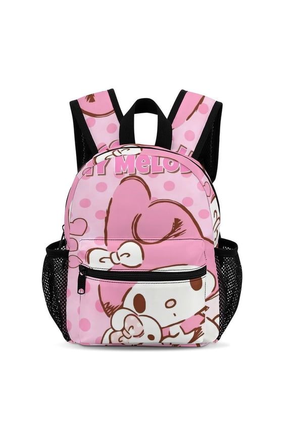 My Melody Simple And Modern 13-Inch Backpack Travel Bag 33.5x25x13.5cm