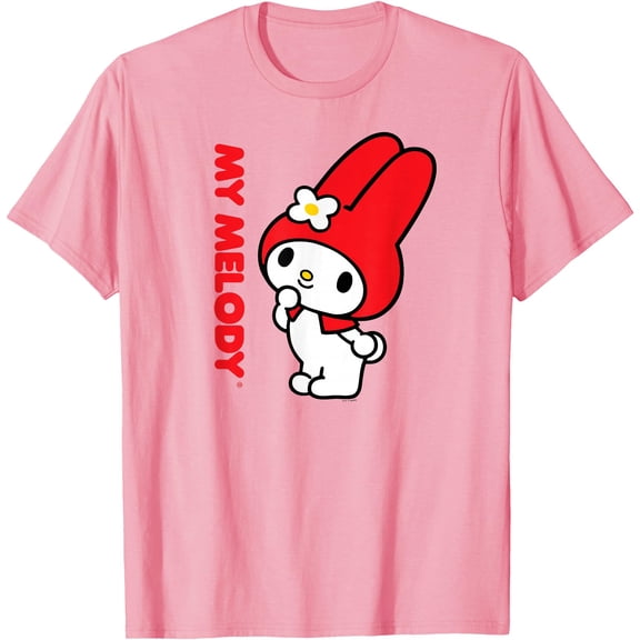 My Melody Standing Logo DTG Print Unisex T-Shirt