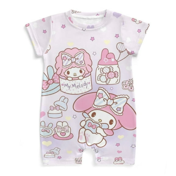 My Melody Unisex Baby Boy Girl Jumpsuit Romper Bodysuit Playsuit One Piece Outfit Clothes 0-3M