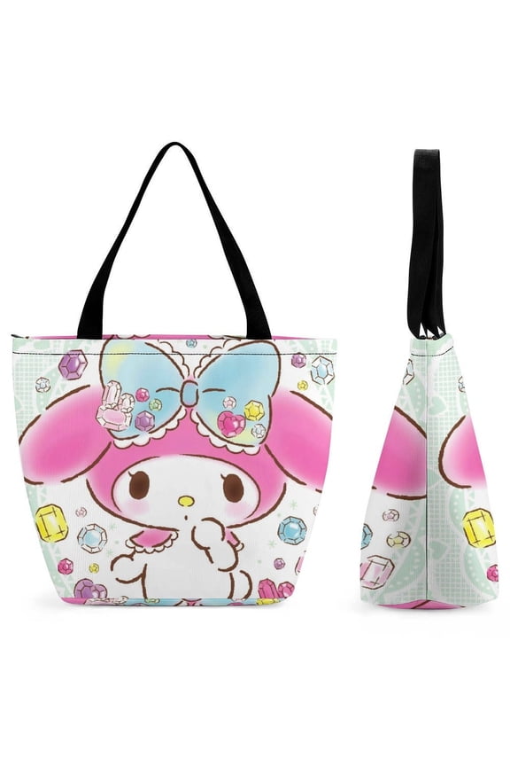 My Melody Women's handbags shopping bags fun gift bags gym travel Halloween gifts One size