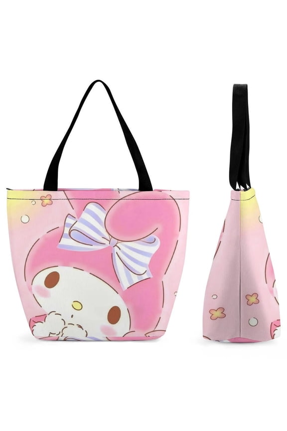My Melody Women's handbags shopping bags fun gift bags gym travel Halloween gifts One size