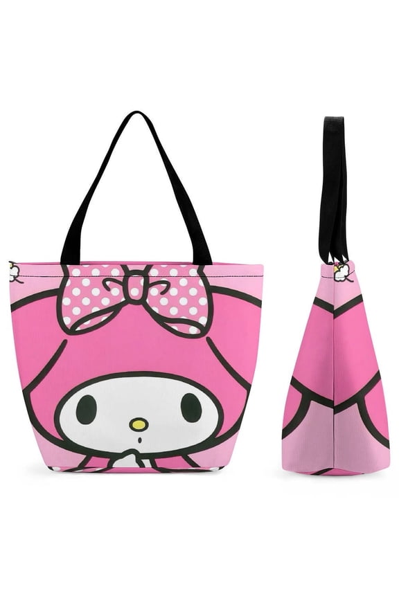 My Melody Women's handbags shopping bags fun gift bags gym travel Halloween gifts One size