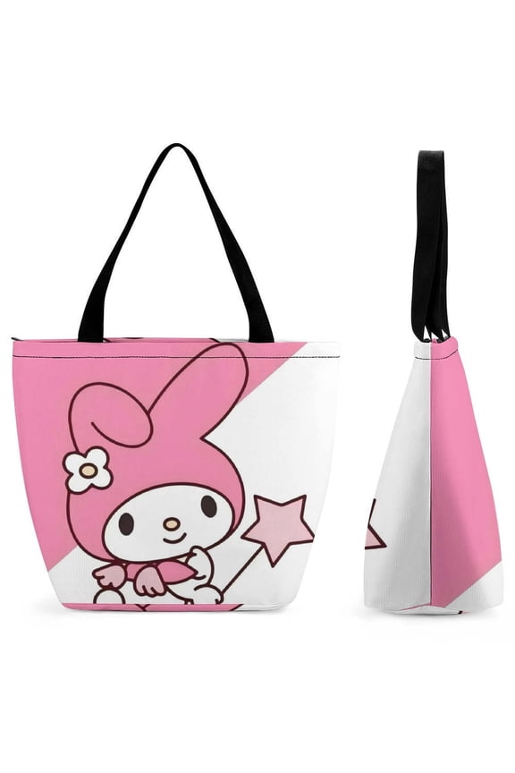 My Melody Women's handbags shopping bags fun gift bags gym travel Halloween gifts One size