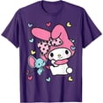 thumbnail image 1 of My Melody and Friend Sweet Hearts DTG Print Unisex T-Shirt, 1 of 5