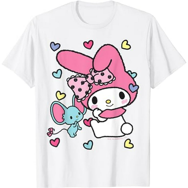 My Melody And Friend Sweet Hearts Tee Shirt My Melody And Friend Sweet Hearts Tee Shirt