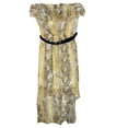 thumbnail image 1 of My Michelle Junior Women's Reptile Print Strapless Dress (XSmall), 1 of 4