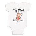 thumbnail image 1 of My Mimi Loves Me Beary Much Baby Bodysuit One Piece 18 mo White, 1 of 3