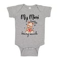 thumbnail image 1 of My Mimi Loves Me Beary Much Baby Bodysuit One Piece NB Athletic Heather, 1 of 3