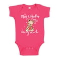 thumbnail image 1 of My Mimi and Pop Pop Love Me Beary Much Baby Bodysuit One Piece 12 mo Cyber Pink, 1 of 3