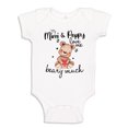 thumbnail image 1 of My Mimi and Poppy Love Me Beary Much Baby Bodysuit One Piece 24 mo White, 1 of 3