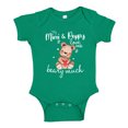thumbnail image 1 of My Mimi and Poppy Love Me Beary Much Baby Bodysuit One Piece NB Kelly Green, 1 of 3