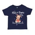 thumbnail image 1 of My Mimi and Poppy Love Me Beary Much Toddler T-Shirt 3T Navy Blue, 1 of 3