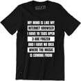 thumbnail image 1 of My Mind Is Like My Internet Browser Funny Humor Sarcasm Meme Tee Shirt, 1 of 4