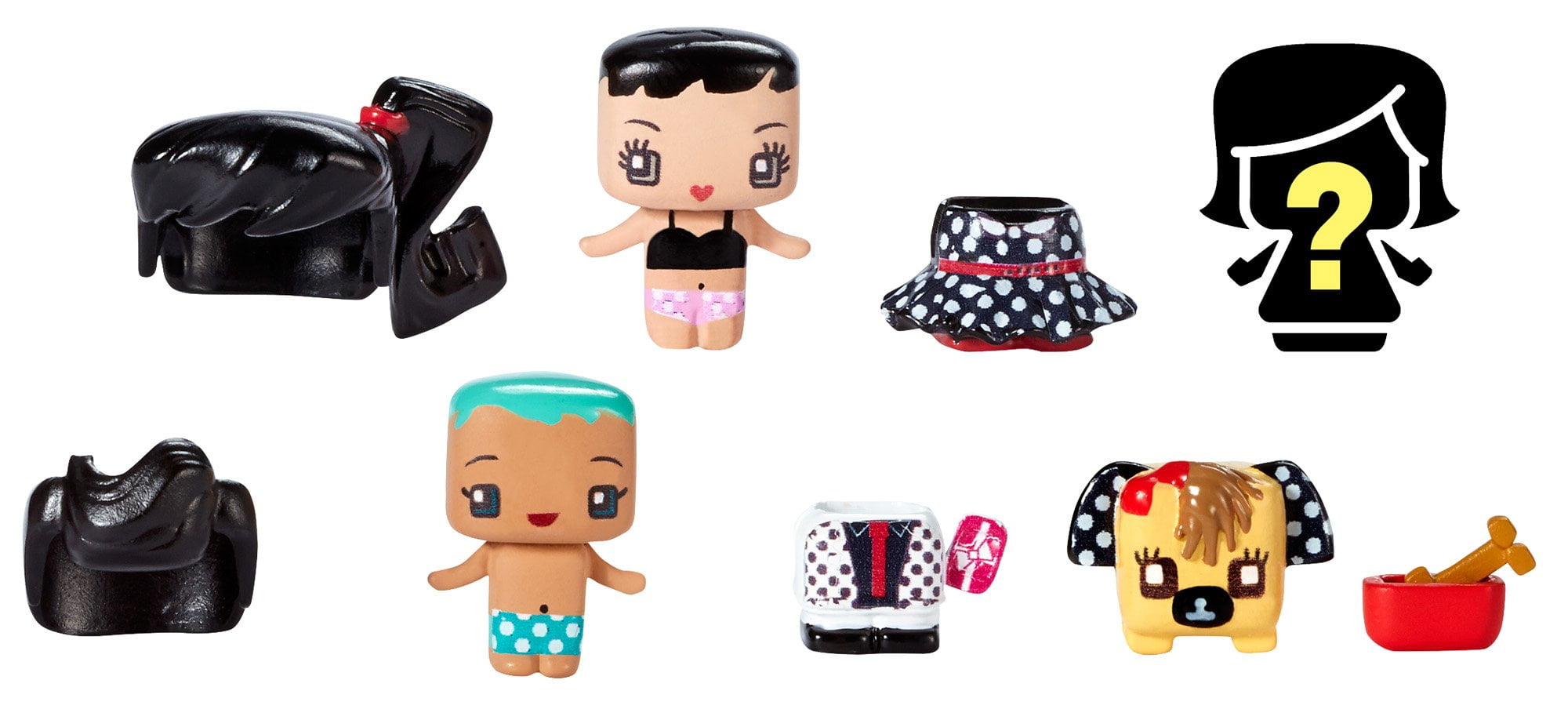 Mattel My Mini MixieQ's Polka Dots 4-Pack Action Figure Set