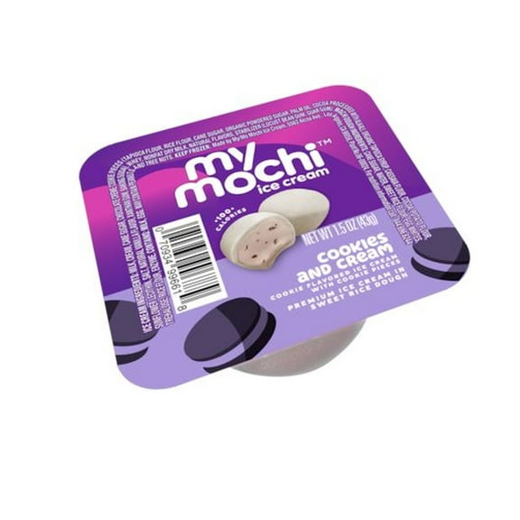 My Mochi Cookies and Cream Ice Cream, 1.5 Ounce -- 72 per case