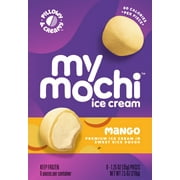 My Mochi Ice Cream Sweet Mango, 1.25oz, 6 Count