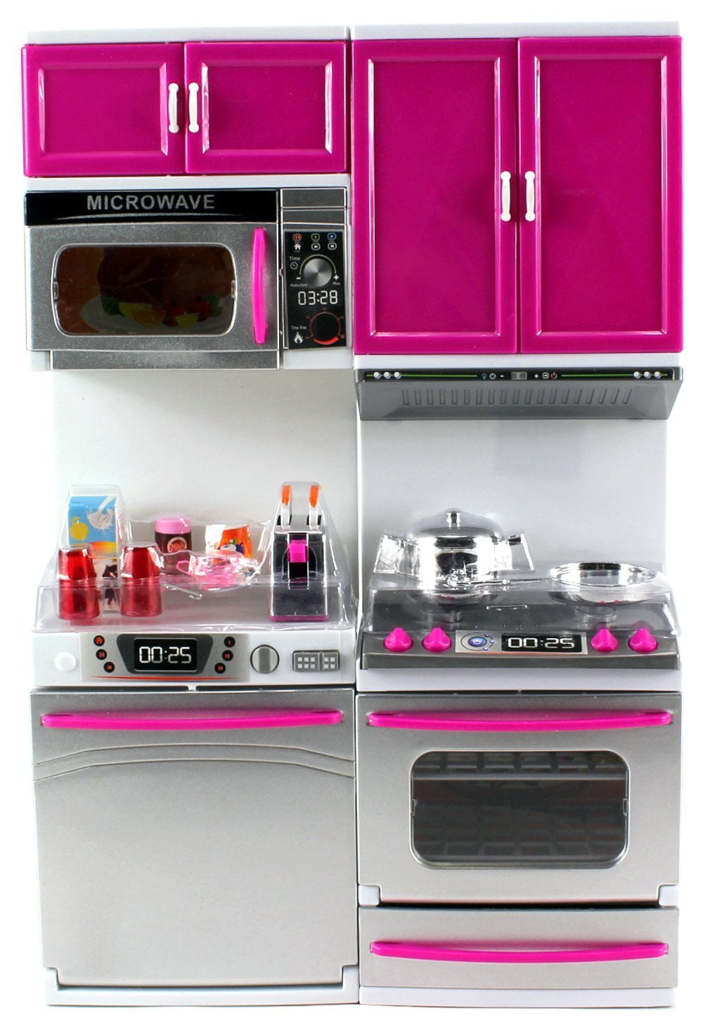 My Modern Kitchen Dishwasher Oven Battery Operated Toy Doll Kitchen