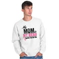 thumbnail image 1 of My Mom My Hero Together We Will Win Unisex Plus Fleece Graphic Sweatshirt Brisco Brands 3X, 1 of 5