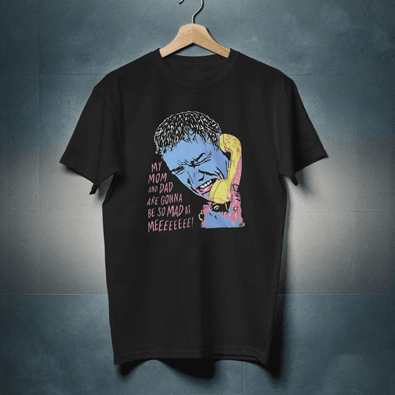 My Mom and Dad Gonna Be Mad Funny Quote Graphic Unisex T-Shirt up to 5XL