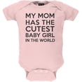 thumbnail image 1 of My Mom has the Cutest Baby Girl Baby One Piece - 9-12 months, 1 of 1