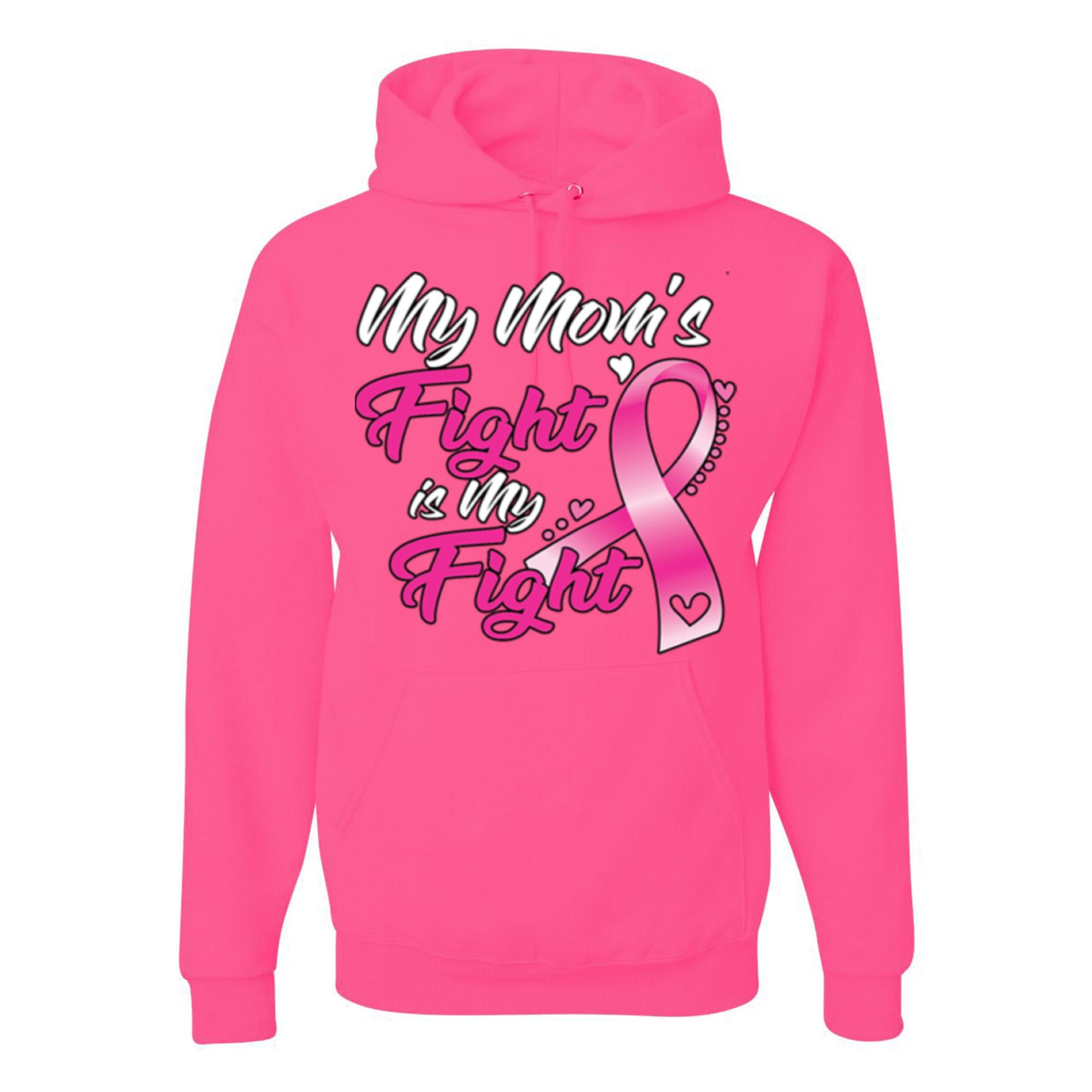 My Mom's Fight Is My Fight Pink Ribbon Breast Cancer Awareness Mens