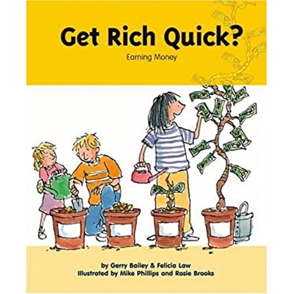 Pre-Owned Get Rich Quick? : Earning Money (Hardcover) 9780756516741