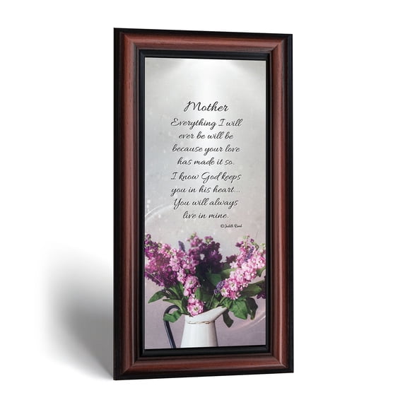 Mothers Day Gift for Mom from Daughter, Mother Poem Framed Wall Art