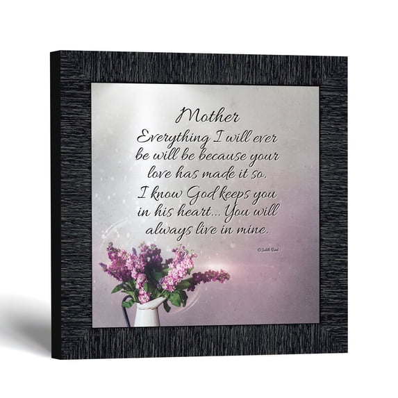 Mothers Day Gift for Mom from Daughter, Mother Poem Framed Wall Art