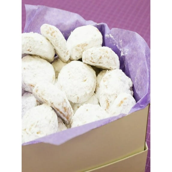 My Mother's Delicacies Walnut Snowball Cookies Gift Tin, Large