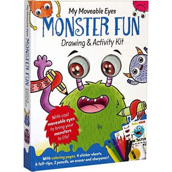 Pre-Owned My Moveable Eyes Monster Fun: Drawing & Activity Book Paperback