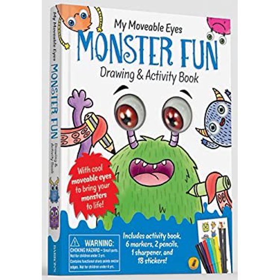 Pre-Owned My Moveable Eyes Monster Fun: Drawing & Activity Book (Hardcover) 1438050674 9781438050676