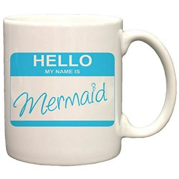 My Name Is Mermaid 11oz Coffee Mug (Blue)