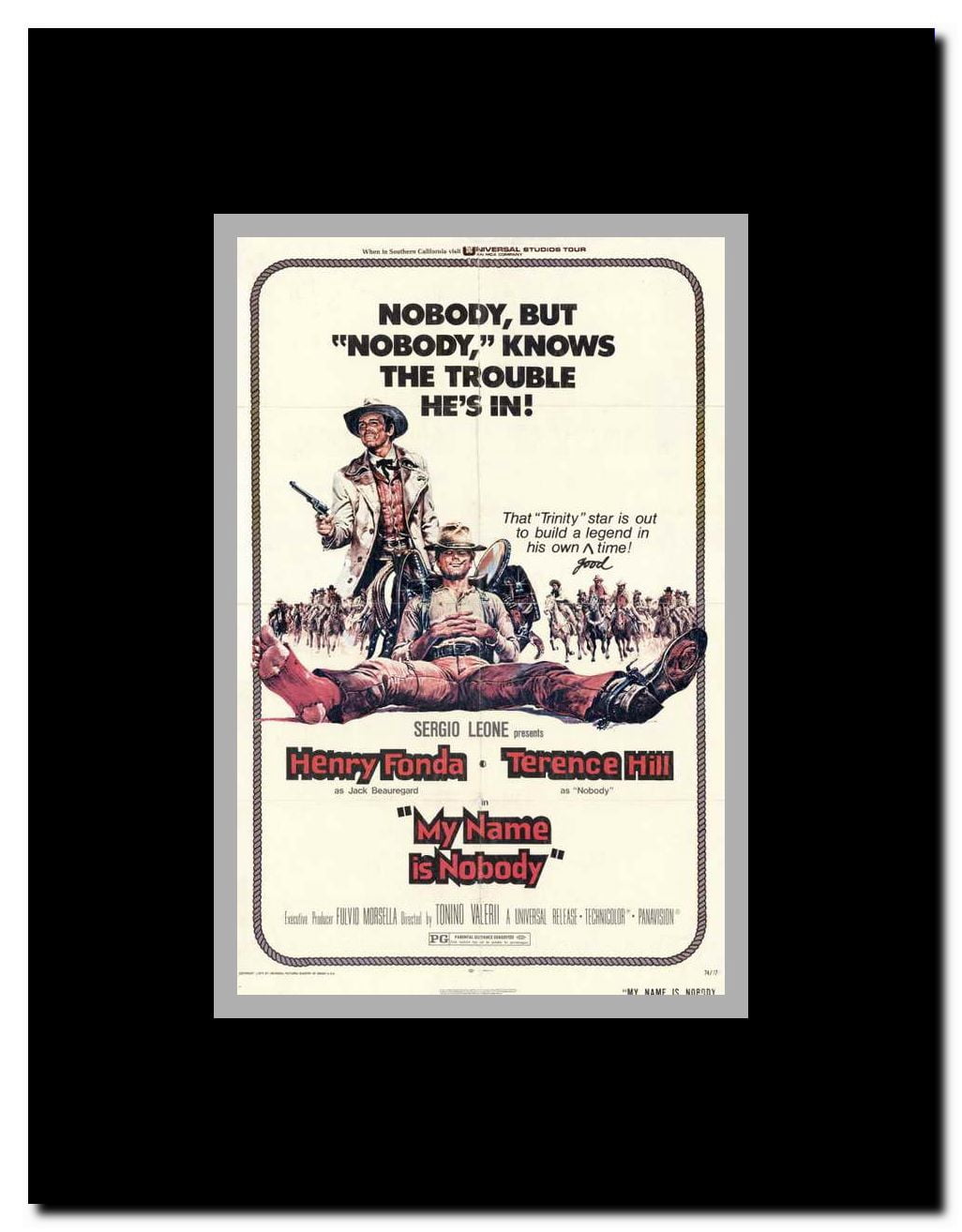 My Name Is Nobody Framed Movie Poster