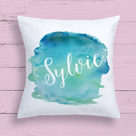 My Name Personalized Splash Throw Pillow