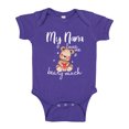thumbnail image 1 of My Nana Loves Me Beary Much Baby Bodysuit One Piece 24 mo Purple, 1 of 3