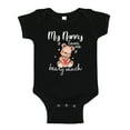 thumbnail image 1 of My Nanny Loves Me Beary Much Baby Bodysuit One Piece NB Black, 1 of 3