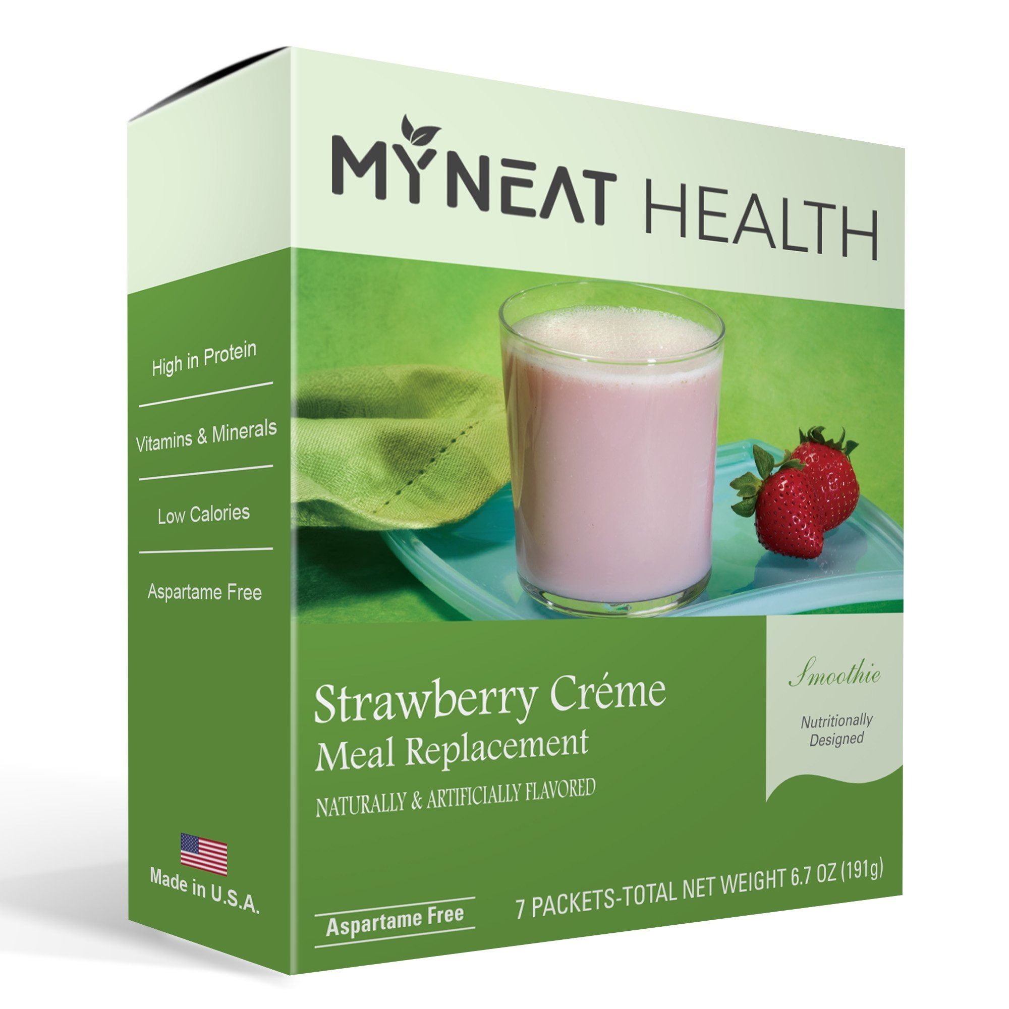 My Neat Health High Protein Meal Replacement Shake Strawberry Creme