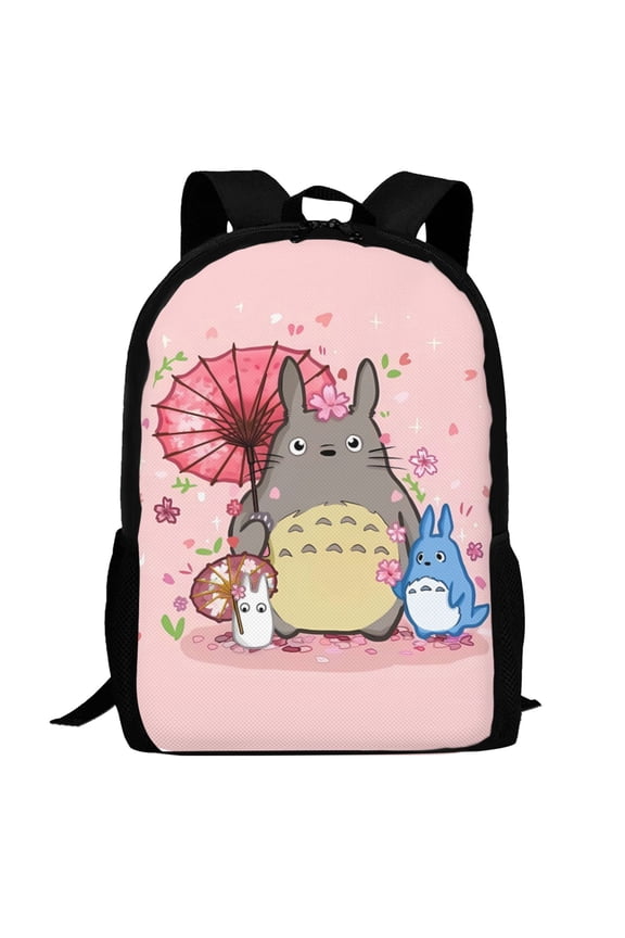 My Neighbor Totoro Backpack,3d Print Laptop Backpack Lightweight Casual Daypack Bookbag Multi-Function Travel Backpack 16.5 In