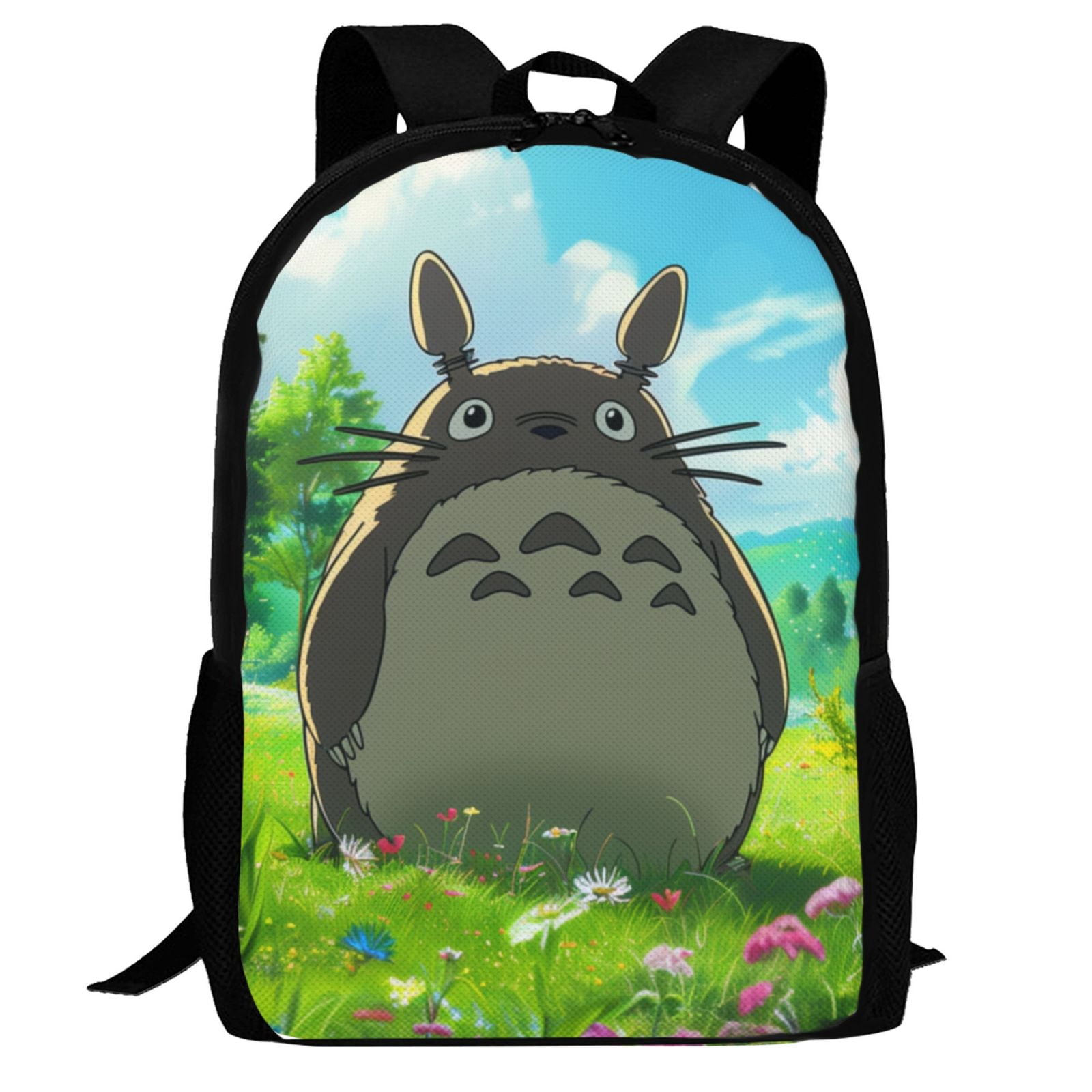 My Neighbor Totoro Backpack 3d Print Laptop Backpack Lightweight Casual Daypack Bookbag Multi Function Travel Backpack 16.5 In Walmart