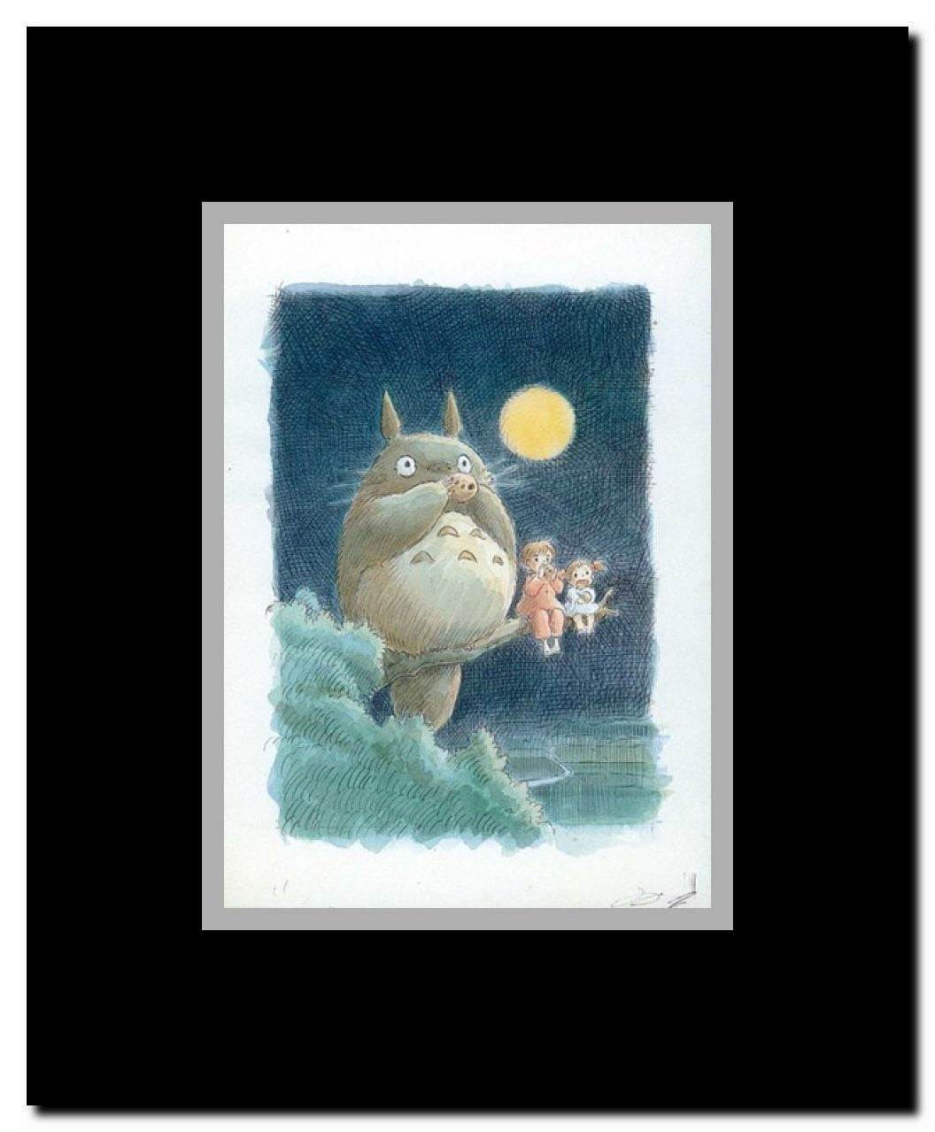 My Neighbor Totoro Framed Movie Poster