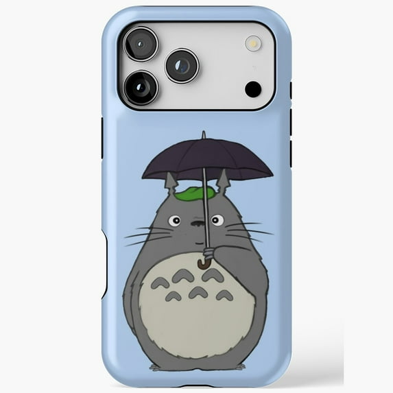 My Neighbor Totoro Ghibli Art iPhone Case 17 16 15 14 13 12 11 Pro Max up to size 5XL
