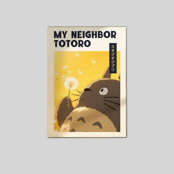 My Neighbor Totoro Poster, Anime Poster, Japanese Animation Wall Decor, Nursery Wall Art Poster Size 24''x36'' The Golden Shop