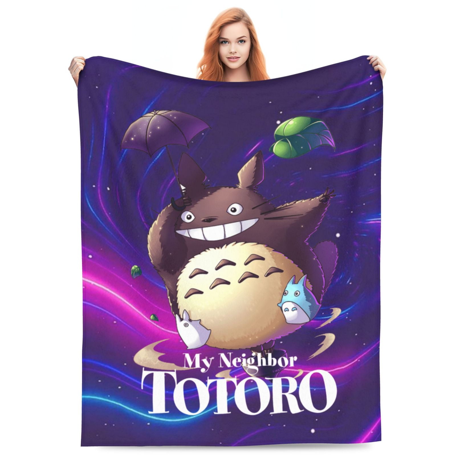 My Neighbor Totoro Throw Blanket Couch Bed Sofa Soft Lightweight Warm Cozy Flannel Fleece Bed Blanket For Kids Adults Gift Multiple Sizes Available 60 X50 Walmart