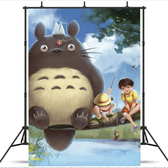 My Neighbor Totoro school Backdrop Background Banner Birthday Party Supplies Taspestry Wall Decor Poster Lover