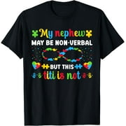 My Nephew Autism Titi Autism Awareness For Titi Aunt T-Shirt