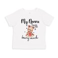 thumbnail image 1 of My Nonna Loves Me Beary Much Toddler T-Shirt 4T White, 1 of 3