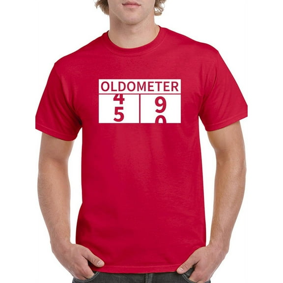 My Oldometer Is About To Change Men T-Shirt, Male x-Large