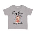 thumbnail image 1 of My Oma Loves Me Beary Much Toddler T-Shirt 2T Athletic Heather, 1 of 3